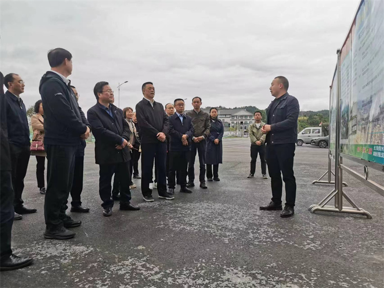 自貢市人大常委會(huì)副主任、民建自貢市委主委王孝謙一行考察四川供銷(xiāo)西南冷鏈物流基地